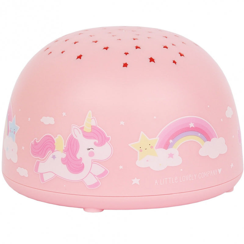 Veilleuse projecteur d'étoiles Licorne - A LITTLE LOVELY COMPANY