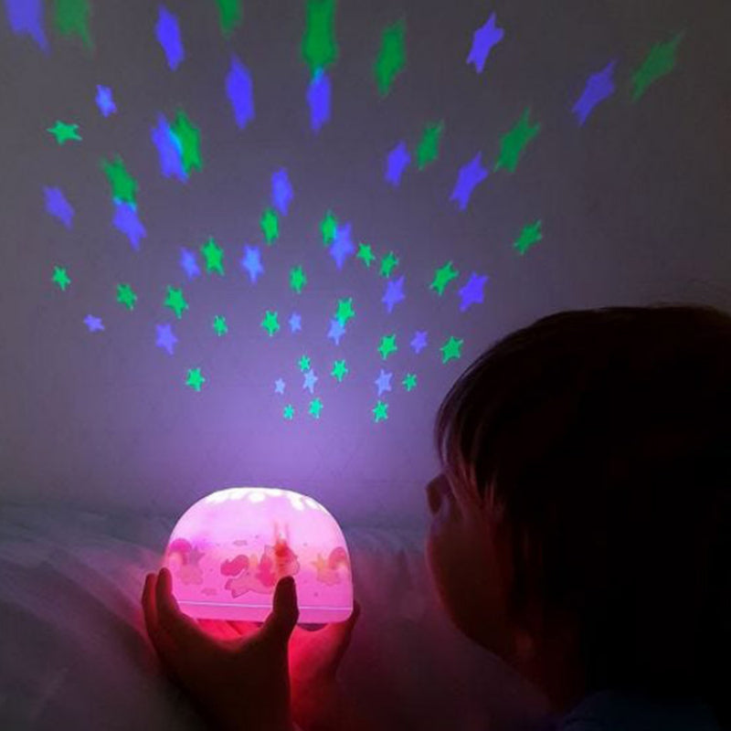 Veilleuse projecteur d'étoiles Licorne - A LITTLE LOVELY COMPANY