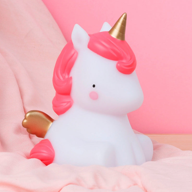 Mini Veilleuse Licorne Or Edition limitée - A LITTLE LOVELY COMPANY