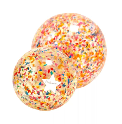 Ballon Mouton Confetti Multicolore - 10CM