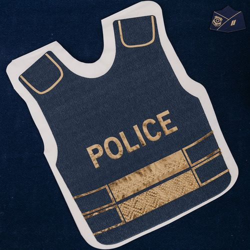 Serviettes en papier Police qté 16 - BAMBOLA