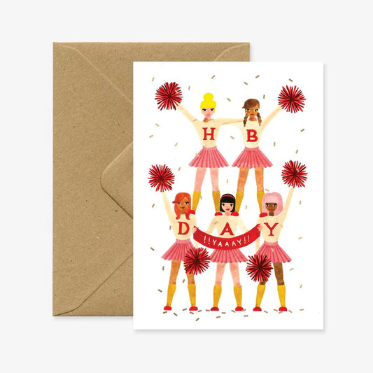 Carte de vœux - Cheerleaders