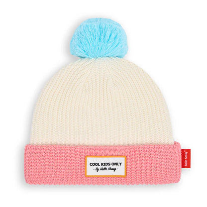 Bonnet Color Block Pink Ice