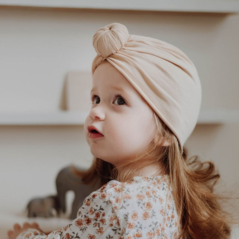 Bonnet turban Nude